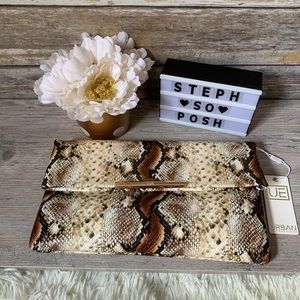 Urban Expressions Amber Clutch NWT